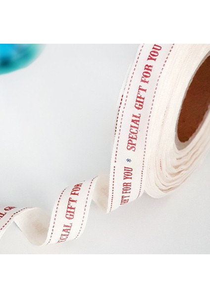 Pamuk şerit, special gift, 1.5 cm 5 metre