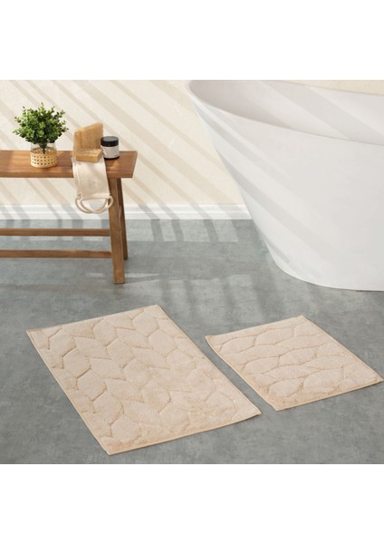 Elegant Vizon Paspas Set 50X40 cm 50X80 cm