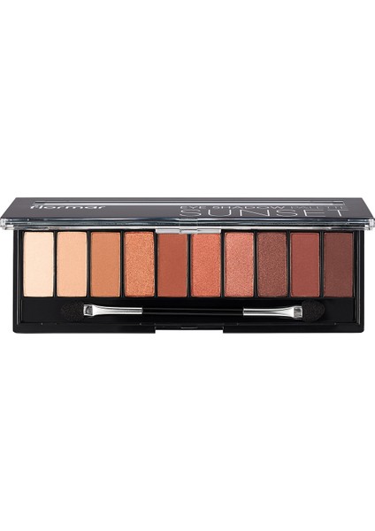 -Yoğun Pigmentli ve Kremsi Dokulu Eyeshadow Palette 10 Renkli Far Paleti (003 Sıcak Nude ve Kahve Tonları) 8690604551699 fiyatları