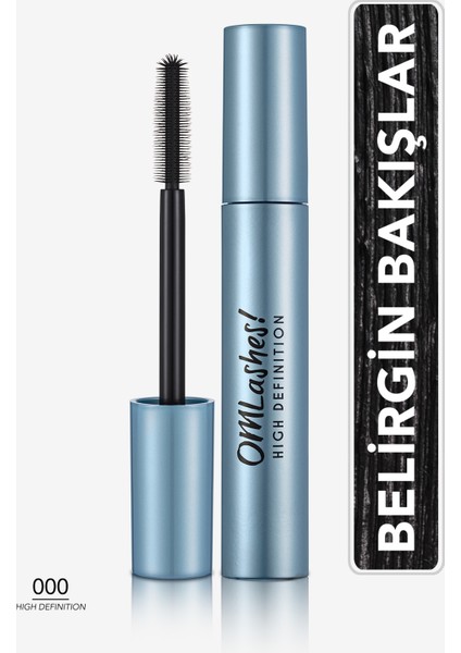 -Kıvrım ve Dolgunluk Veren Omlashes Kirpik Ayırıcı Maskara (000 Siyah) 8690604539062
