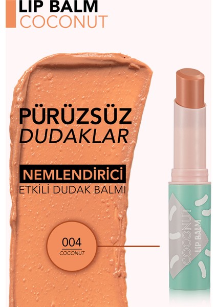 Flormar-Tatlı Aromalı ve Besleyici Lip Balm Renkli Dudak Balmı (004 Hindistan C.) 8690604555390