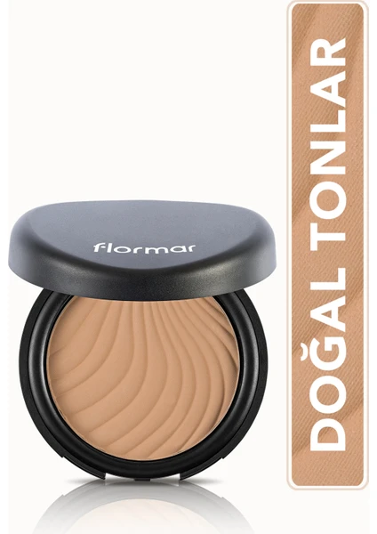 Flormar-Mat ve İnce Yapılı Compact Powder Kapatıcı Pudra (092 Orta Sıcak Alt Ton) 8690604400928