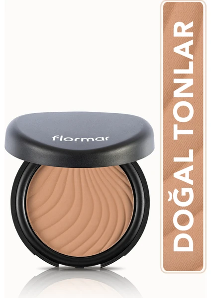 Flormar-Mat ve İnce Yapılı Compact Powder Kapatıcı Pudra (093 Orta/Koyu Sıcak Alt Ton) 8690604400935