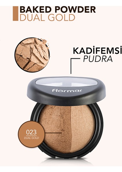 Terracotta Pudra 023 Yumuşak Kadifemsi Doku Altın Işıltı Mat Etki Tüm Cilt Tiplerine Uygun