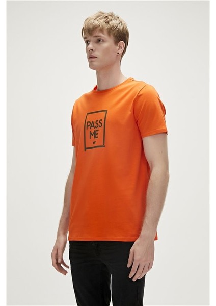 Pass Me Erkek T-Shirt Turuncu 23.01.07.022
