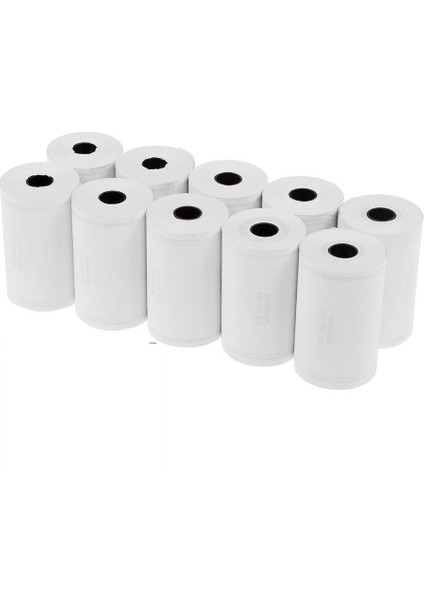 Termal 58 mm x 50 mt Termal Kağıt 1 Paket (10 Rulo)
