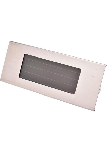 Güneş Enerjili Paslanmaz Çelik 4 LED Duvar Kapısı Askı Lambası Ev Numarası Işık (Yurt Dışından)