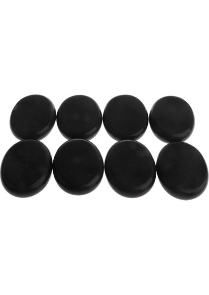 Lot 8pcs Sıcak Masaj Isıtıcı Doğal Bazalt Isıtıcı Kaya Kiti Spa (Yurt Dışından)