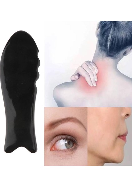 Manuel Balık Şeklindeki Gua Sha Tahta Tam Vücut Spa Kendi Kendine Masaj Kazıma Aracı Siyah Için (Yurt Dışından) modelleri