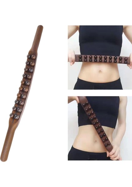 Ahşap Aletler, Bel Karbonizasyonu Için Ağrılı Kaslar Masajını Hafifletir 60CM (Yurt Dışından)