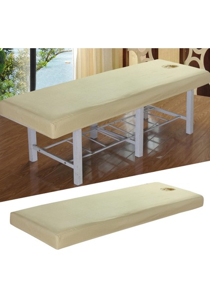 Masaj Masası Kapak Çarşafları Masaj Masası Ev Spa Bej Rahat Nefes Alabilir (Yurt Dışından)