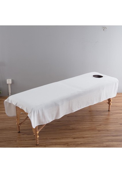 2pcs Yumuşak ve Konforlu Masaj Spa Yatak Düz Sayfa Kılıfı 80X190CM, Russet/beyaz (Yurt Dışından) fiyatları