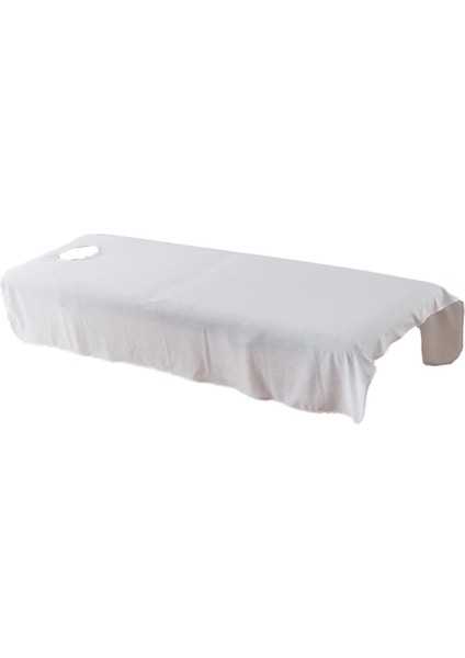 2pcs Yumuşak ve Konforlu Masaj Spa Yatak Düz Sayfa Kılıfı 80X190CM, Russet/beyaz (Yurt Dışından) fırsatları