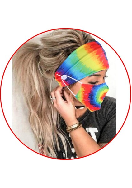 4pack Kadın Kafa Bandı Ağız Esnek Saç Bandı Kulak Koruyucusu Hemşire (Yurt Dışından) modelleri