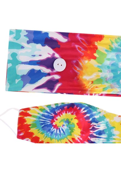 Spor Kafa Bandı Ter Bandında Düğmeli 2x Genişliğinde Esnek Kafa Bandı (Yurt Dışından) indirimleri