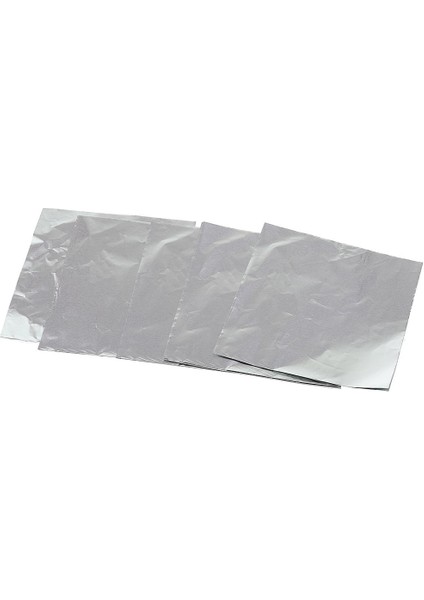 4X100X Çikolata Şeker Paketi Folyo Kağıt Alüminyum Tinfoil Sargılar Silyvy 4 Pc (Yurt Dışından)