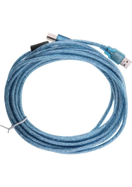 Loviver 1.5/3/5 USB Kablo Yazıcı Tipi Erkek .0 28AWG Korumalı Mavi 5 M (Yurt Dışından)