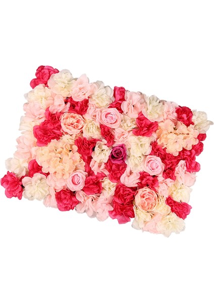 Premium Yapay Gül Panelleri Fondrop Bahçe Açık Kırmızı Sarı (Yurt Dışından)