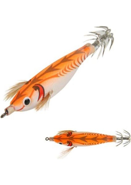 Profısher Kalamar Sahtesi 10CM Orange Elbiseli Fosforlu Sert Yem