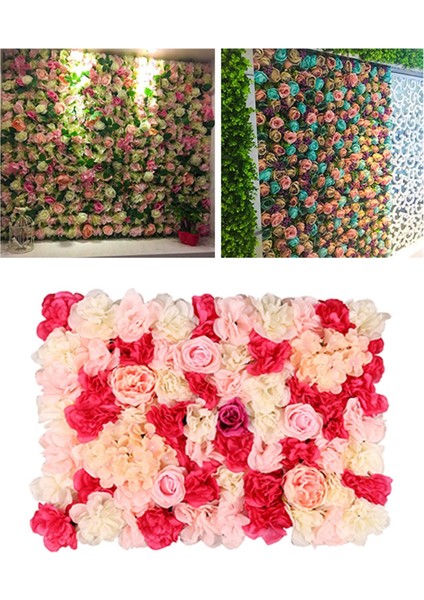 Premium Yapay Gül Panelleri Fondrop Bahçe Açık Kırmızı Sarı (Yurt Dışından) fırsatları