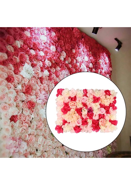 Premium Yapay Gül Panelleri Fondrop Bahçe Açık Kırmızı Sarı (Yurt Dışından) indirimleri