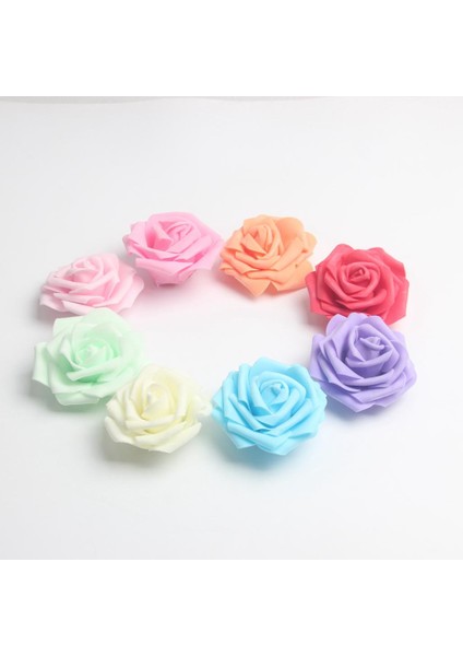 100X Kafalar Mini Köpük Gül Yapay Çiçek Düğün Dekorasyon Diy (Yurt Dışından) modelleri