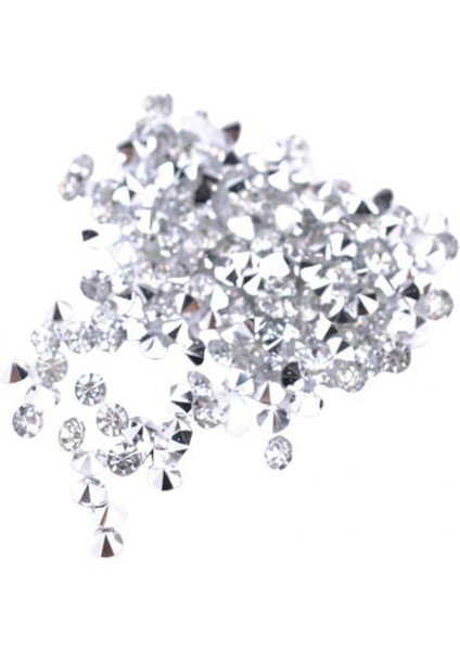5000PCS Elmas Kristal Rhinestone Düğün Partisi Masa Dağılım Dekorasyonları Beyaz X3 (Yurt Dışından)