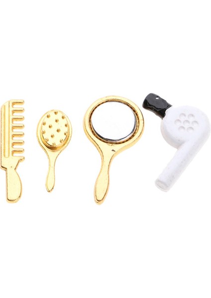1/12 Dollhouse Minyatür 4pcs Tarak Ayna Kurutucu(Yurt Dışından) fiyatları