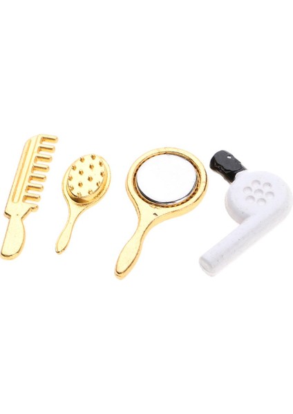 1/12 Dollhouse Minyatür 4pcs Tarak Ayna Kurutucu(Yurt Dışından) modelleri