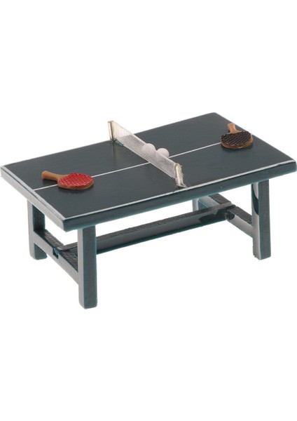 Minyatür Masa Tenis Pong 1:12 Ölçekli Bebek Evi Mobilya (Yurt Dışından)