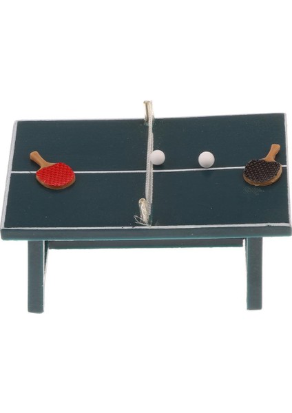 Minyatür Masa Tenis Pong 1:12 Ölçekli Bebek Evi Mobilya (Yurt Dışından)