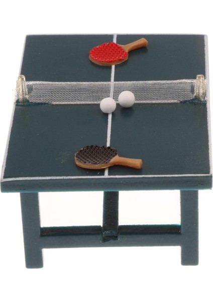Minyatür Masa Tenis Pong 1:12 Ölçekli Bebek Evi Mobilya (Yurt Dışından)
