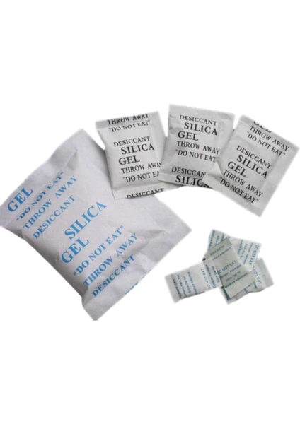 1 gr 25 Adet Silikajel Nem Alıcı Silika Jel Rutubet Önleyici Küf Giderici Silica Gel