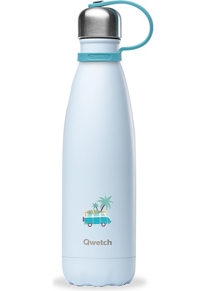 QK9007 Kids Isı Yalıtımlı 500ML Termos - Minibüs Desenli