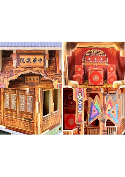 Dıy Ahşap Dollhouse Mobilya Kitleri (Yurt Dışından)