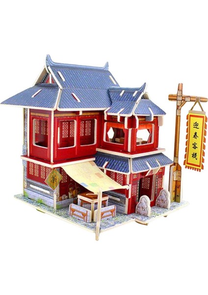 Prettyia 3D Jigsaw Bulmaca 1/24 Dollhouse Minyatür(Yurt Dışından)