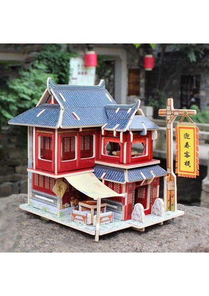 Prettyia 3D Jigsaw Bulmaca 1/24 Dollhouse Minyatür(Yurt Dışından)