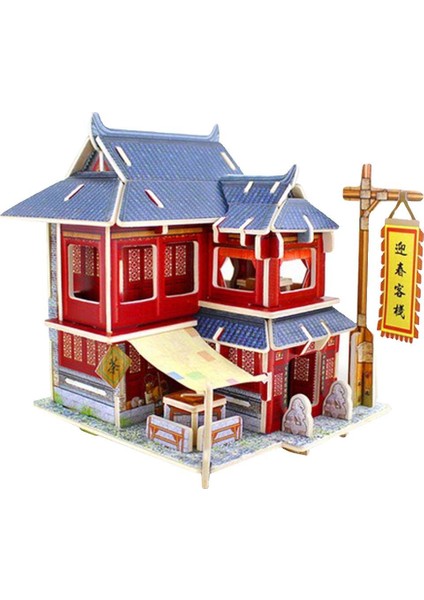 Prettyia 3D Jigsaw Bulmaca 1/24 Dollhouse Minyatür(Yurt Dışından)