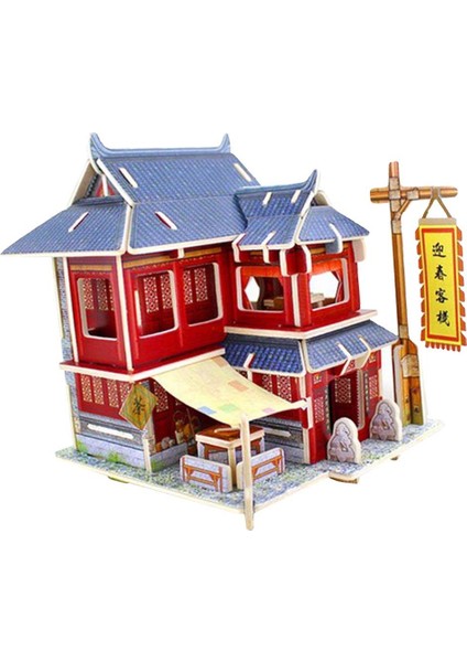 Prettyia 3D Jigsaw Bulmaca 1/24 Dollhouse Minyatür(Yurt Dışından)