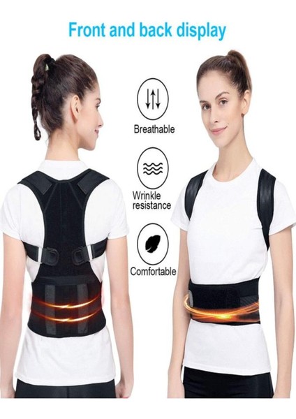 Ankaflex Medoğrual Doğru Duruş Korsesi Manyetik Korse Omuz Bel Sırt Korsesi indirimleri