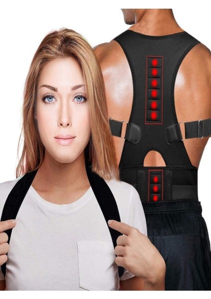 Ankaflex Lifestyle Medoğrual kiifoz skollyoz Korsesi Manyetik Doğru Duruş Korsesi Yeleği indirimleri