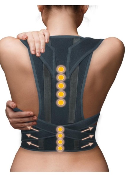 Ankaflex Spor Bel Koruyucu Balenli Manyetik Korse Doğru Duruş Korsesi Medoğrual Korse fırsatları