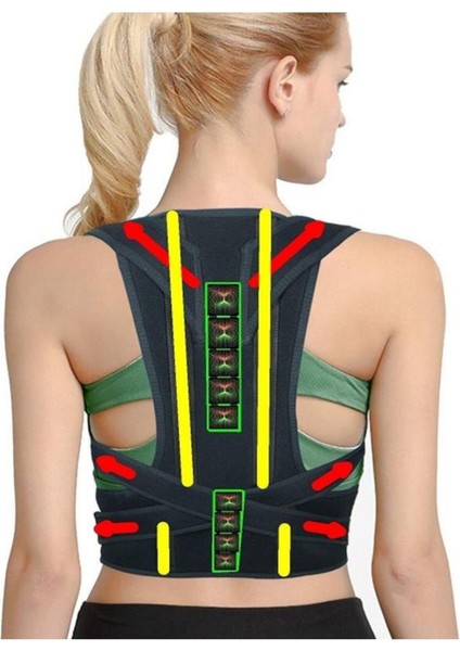Ankaflex Doğru Duruş Korsesi Medoğrual Korse Doğru Tutan Korse Doğru Duruş Yeleği Balenli Manyetik Omuz Sırt Korsesi fiyatları