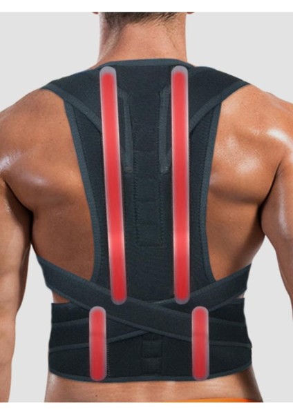 Ankaflex Doğru Duruş Korsesi Medoğrual Korse Doğru Tutan Korse Doğru Duruş Yeleği Balenli Manyetik Omuz Sırt Korsesi fırsatları