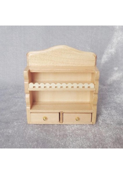 Dollhouse Mutfak Banyosu Için Minyatür Ahşap Asma Dolap Rafı (Yurt Dışından) modelleri