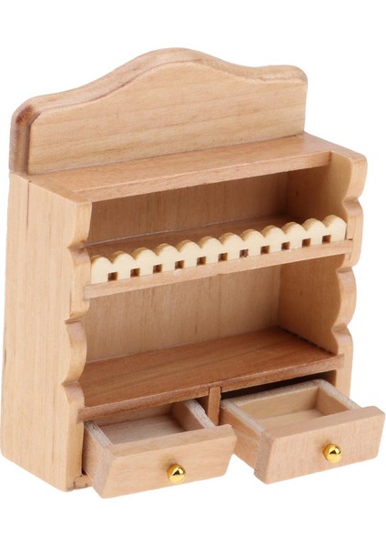 Dollhouse Mutfak Banyosu Için Minyatür Ahşap Asma Dolap Rafı (Yurt Dışından) fırsatları