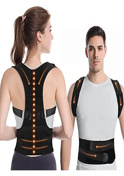 Ankaflex Siyah Manyetik Doğru Duruş Korsesi Doğru Durmak Için Korse Aparatı modelleri