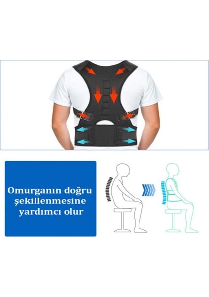 Manyetik Doğru Duruş Korsesi Sporcu Korsesi Postu-Rex Mıknatıslı kaambur-Luk Korsesi