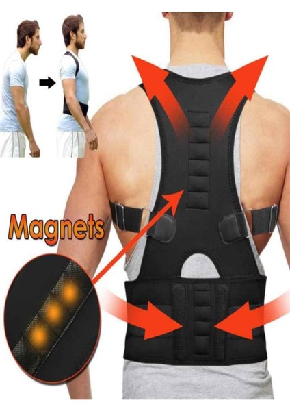 Ankaflex Medoğrual Doğru Duruş Korsesi Bel Sırt Destekli Manyetik Korse Bel Sırt Korsesi fırsatları