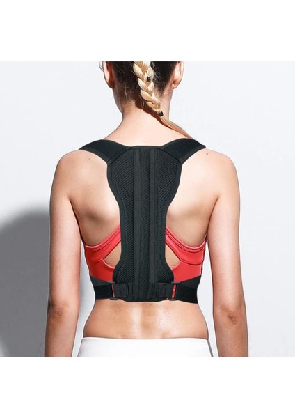 Ankaflex Siyah Balenli Medoğrual Korse Ortopedoğru kaambur-Luk Sırt Doğru Duruş Korsesi indirimleri
